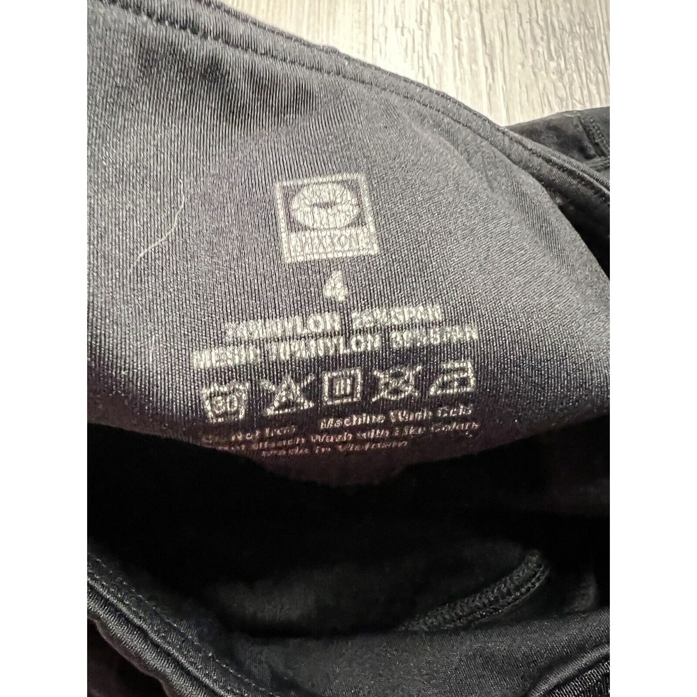 Vixxon by Dixxon Leggings Womens 4 Black Pockets‎ High Waisted Stretch Logo - Picture 5 of 5